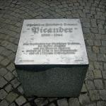 Memorial plaque in the Burgplatz in Leipzig for Christian Friedrich Henrici (January 14, 1700 – May 10, 1764), writing under his pen name Picander, author of the libretti of many Bach cantatas, including the Matthaeus Passion and the Coffee Cantata.