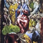 Pentecost by the Greek-Spanish painter El Greco (1541-1614), Museo Nacional del Prado, Madrid.