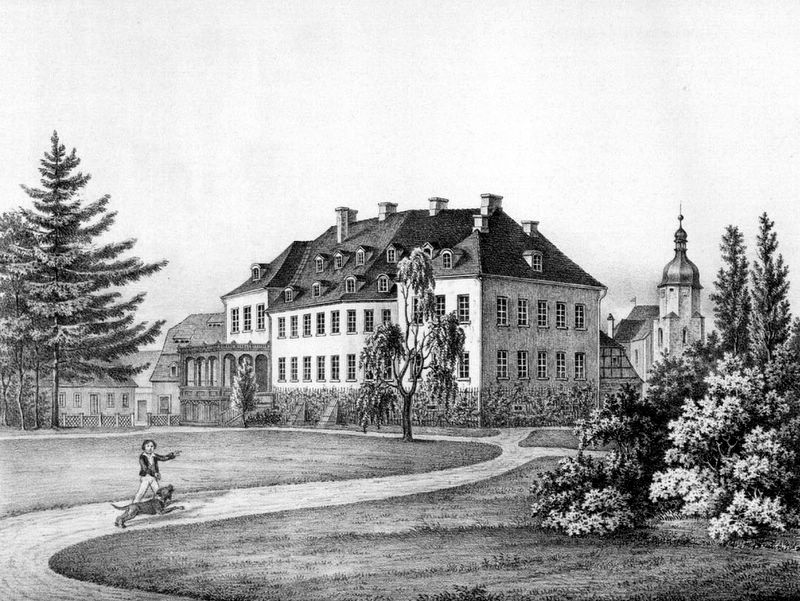 Schloss Kleinzschocher, southwest of Leipzig in Bach's time, but now engulfed by the city, was the residence of Carl Heinrich von Dieskau.